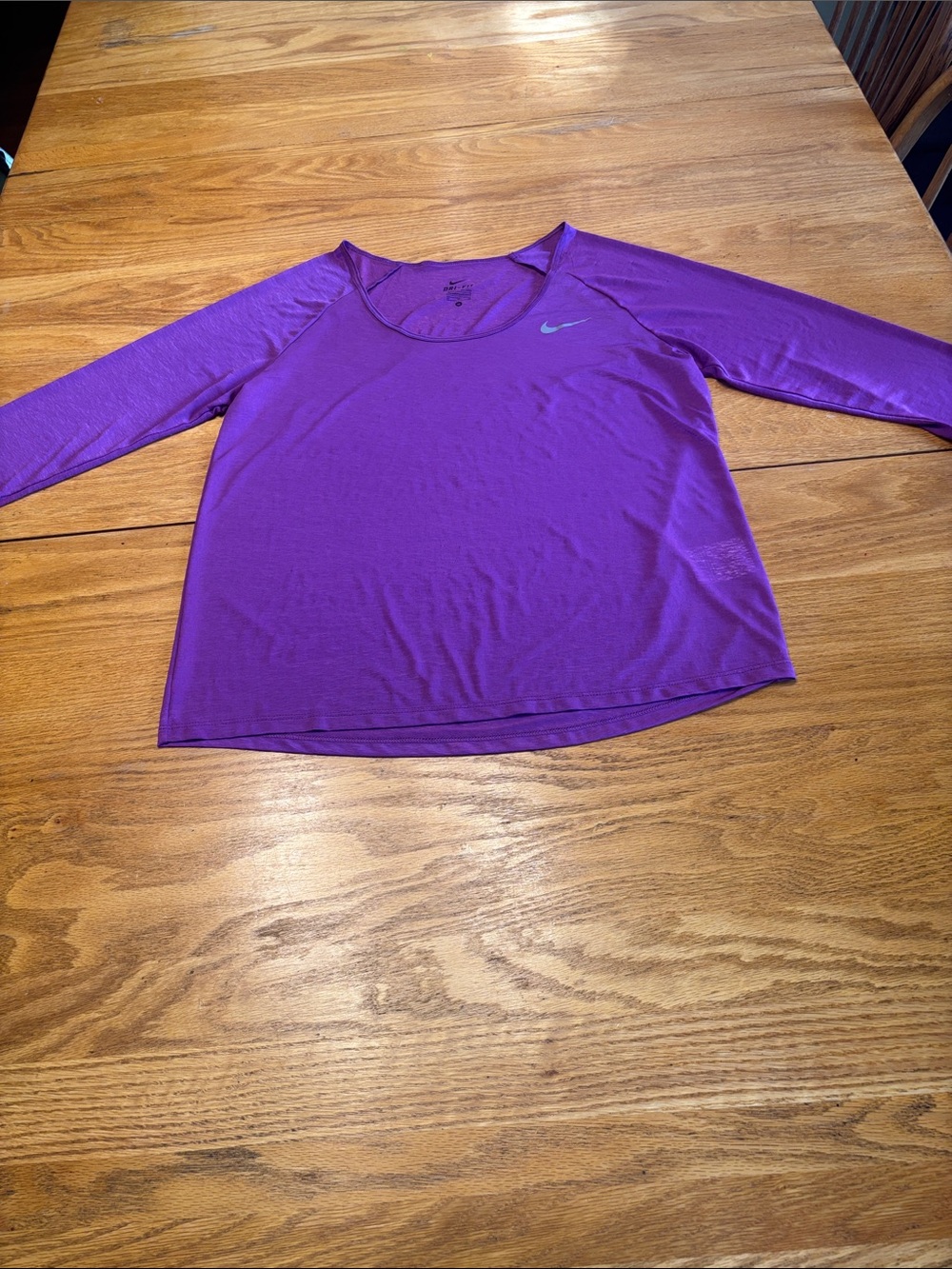 Nike Neon Yellow Sports Bra with Black Shorts & Purple Tee . Please note sizes - Picture 5 of 12